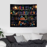 Hjemix | Skeleton Horror Halloween Veggteppe