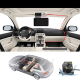 Hjemix | 📹 Dashbordkamera med to linser, 1080P HD og nattsyn - 170° vidvinkel