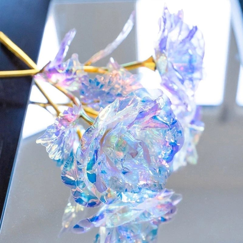 Hjemix | Til Gaven Til Dine Kjære - Fargerik Glassrose