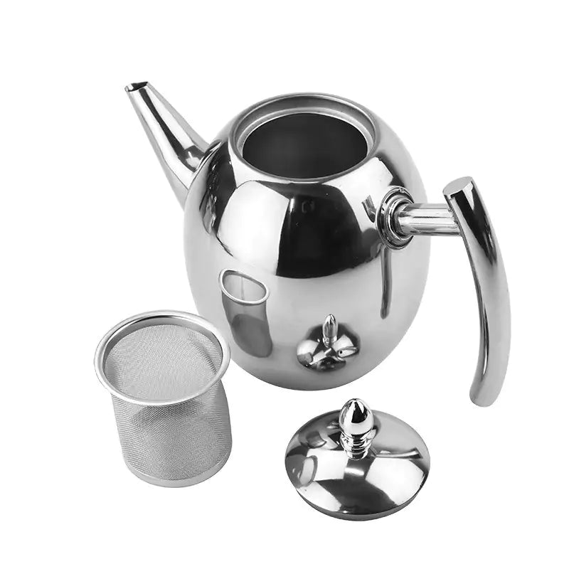 Hjemix | Kanne i rustfritt stål med sil – TeaElegance
