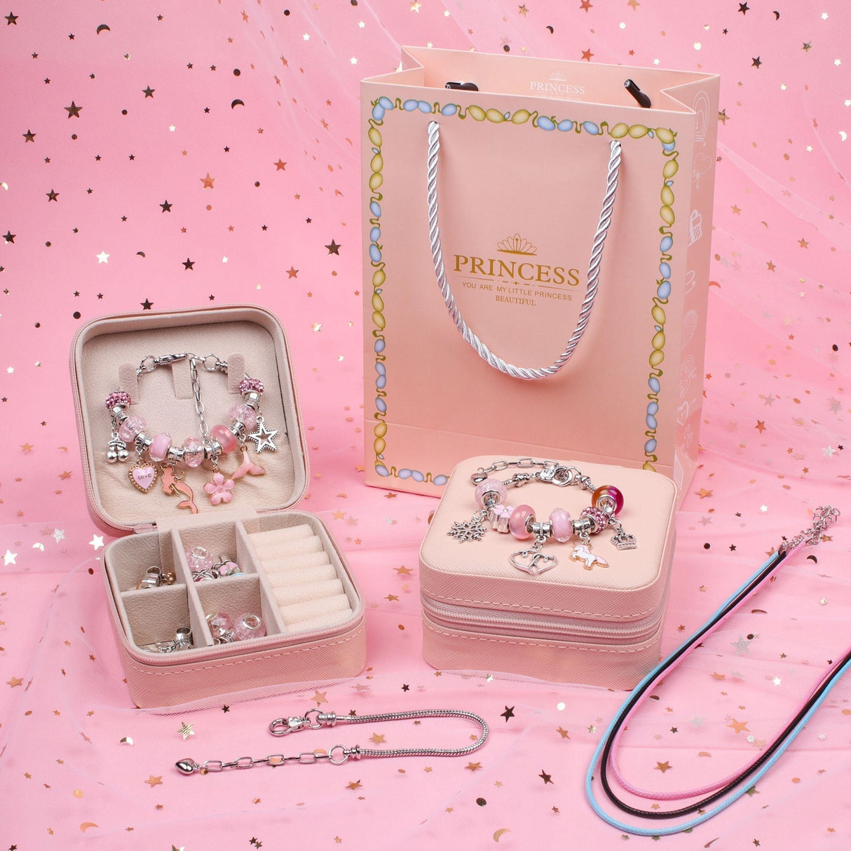Hjemix | Jenters Charm Armbånd DIY Sett