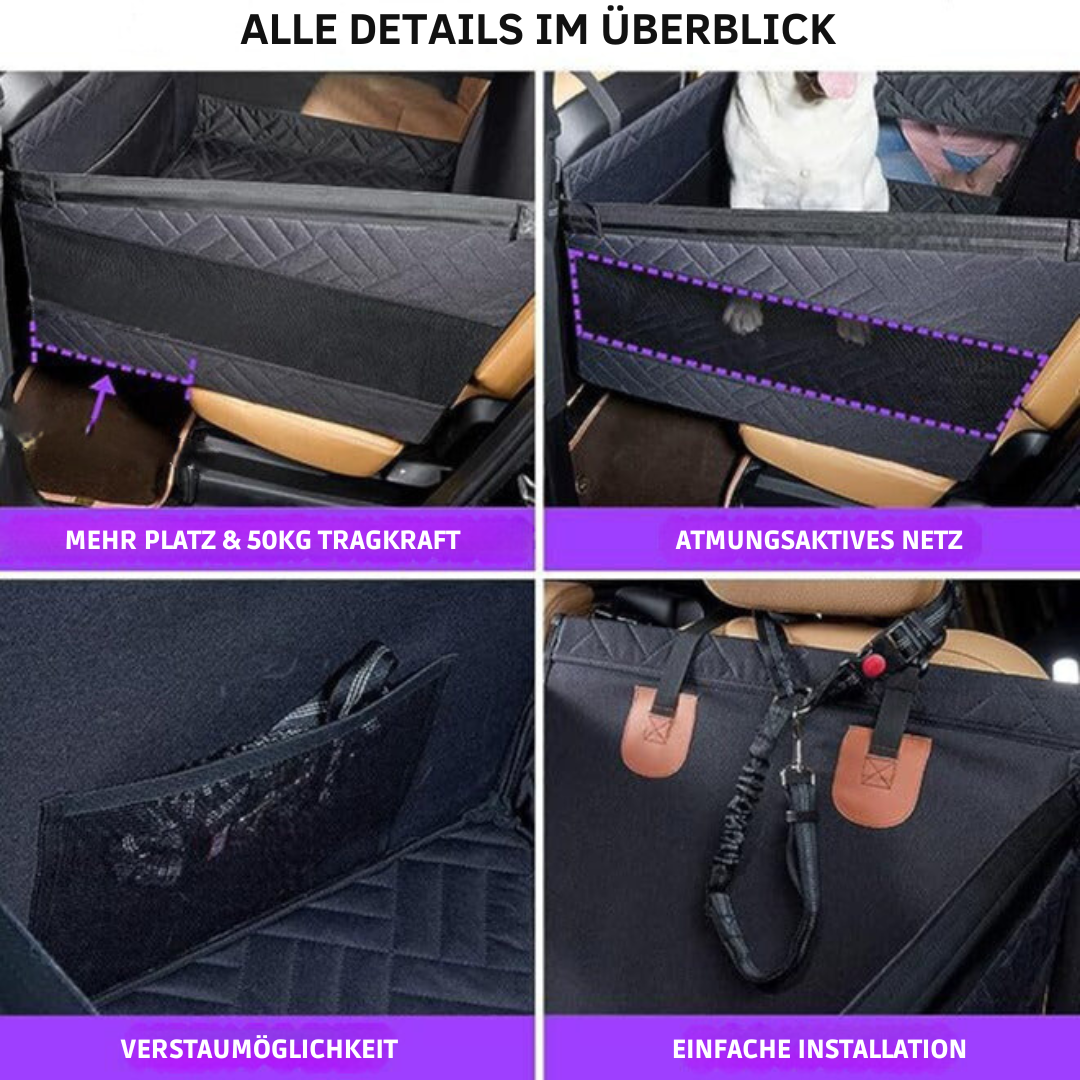 Hjemix | Puppy Protector Plus - Luksus hundebeskyttelse for bil