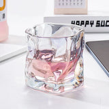 Hjemix | Elegant Glacier Ripple Whisky Glass