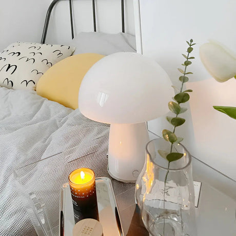 Hjemix | LED Svampelampe - Eleganse og Varme for Ditt Hjem