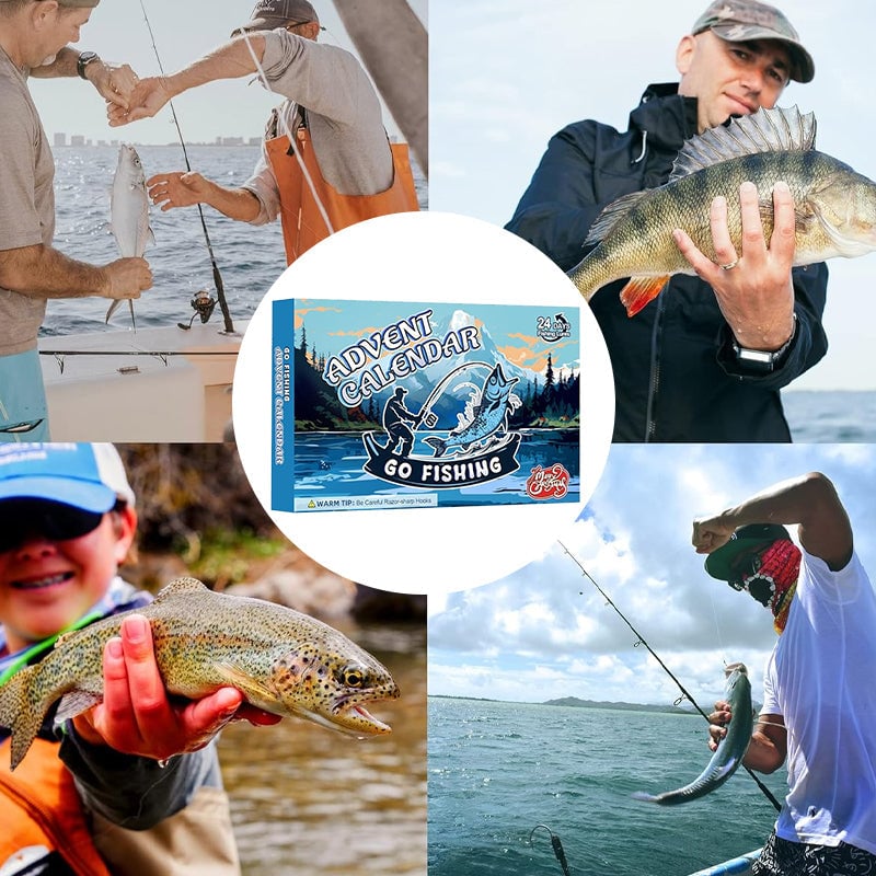 Hjemix | 24 Dager Jule Nedtelling Fiskeredskapssett