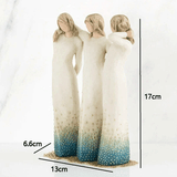 Hjemix | Ved Min Side, Skulpturert Håndmalt Figur