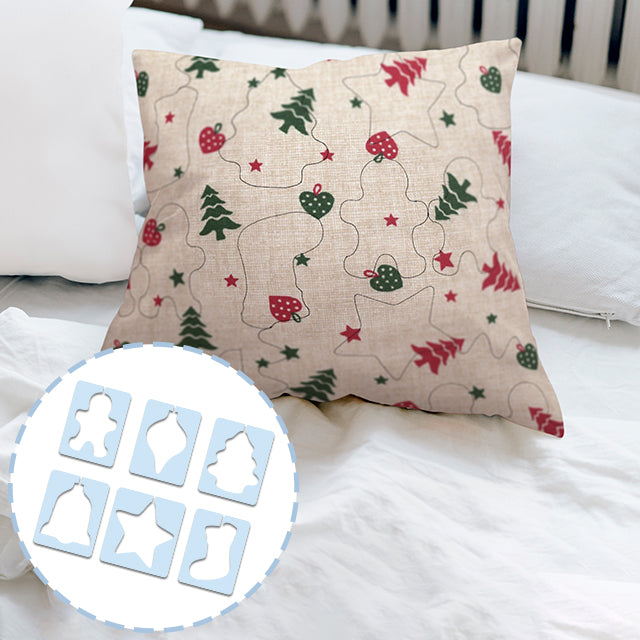 Hjemix | Julemotiv Quilt Malsett (6 STL) - Med Instruksjoner
