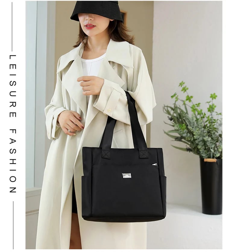 Hjemix | Stor kapasitet vannavvisende multifunksjons nylon skulderveske