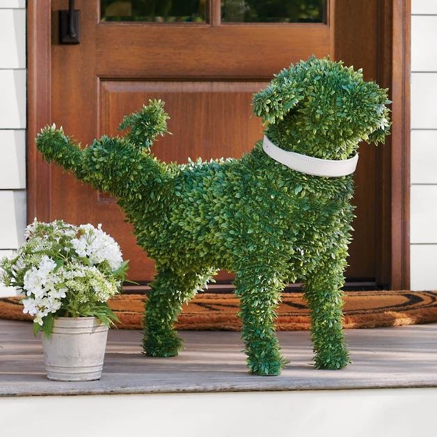 Hjemix | Dekorativ Pissende Hund Topiary