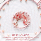 Hjemix | Frendorf Krystall Livets Tre Fjær Glød Drømmefanger