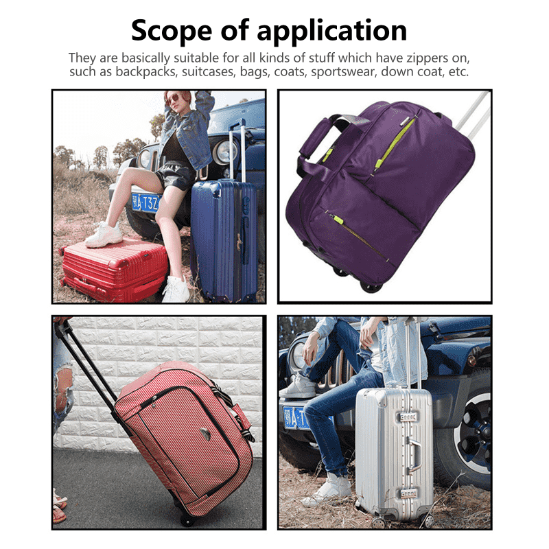 Hjemix | Universell avtagbar glidelåsdrag (1 SETT/6 stykker)