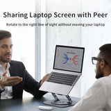 Hjemix | Laptop Stativ i Aluminiumlegering Rotasjonsbrakett
