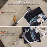 Hjemix | Skiftenøkkel Forlengelse Skiftenøkkel Konverteringsadapter