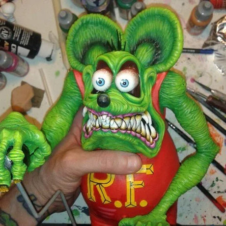 Hjemix | Rat Fink Samlemodell Leketøy Halloween Dekorasjon