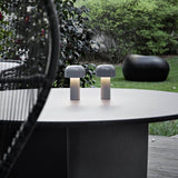Hjemix | LED Bordlampe - Lumina - Trefarget Dimming Funksjon - Bærbar Lading