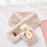 Hjemix | Sweet Bear Plush Bib For Adults And Children