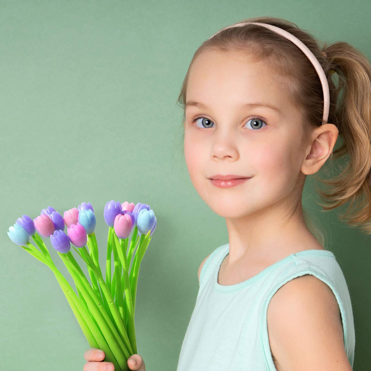 Hjemix | Fargeforandrende tulipan kulepenner (sett med 6)