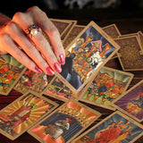 Hjemix | Utforsk den mystiske verden av tarot Gullfarget tarot