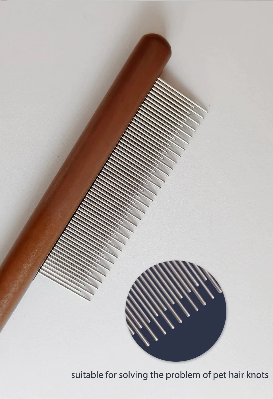 Hjemix | Multifunksjonell Pet Hair Comb Flått- og Tåre Flekkfjerning