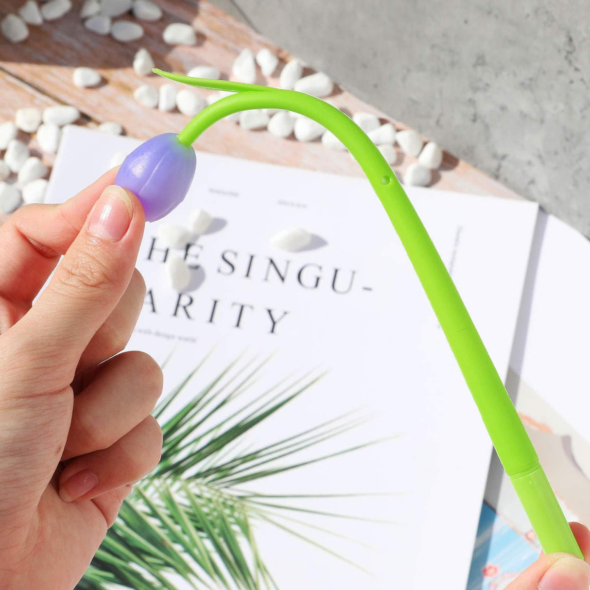 Hjemix | Fargeforandrende tulipan kulepenner (sett med 6)