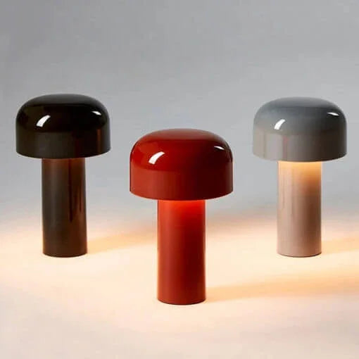 Hjemix | LED Bordlampe - Lumina - Trefarget Dimming Funksjon - Bærbar Lading