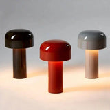 Hjemix | LED Bordlampe - Lumina - Trefarget Dimming Funksjon - Bærbar Lading