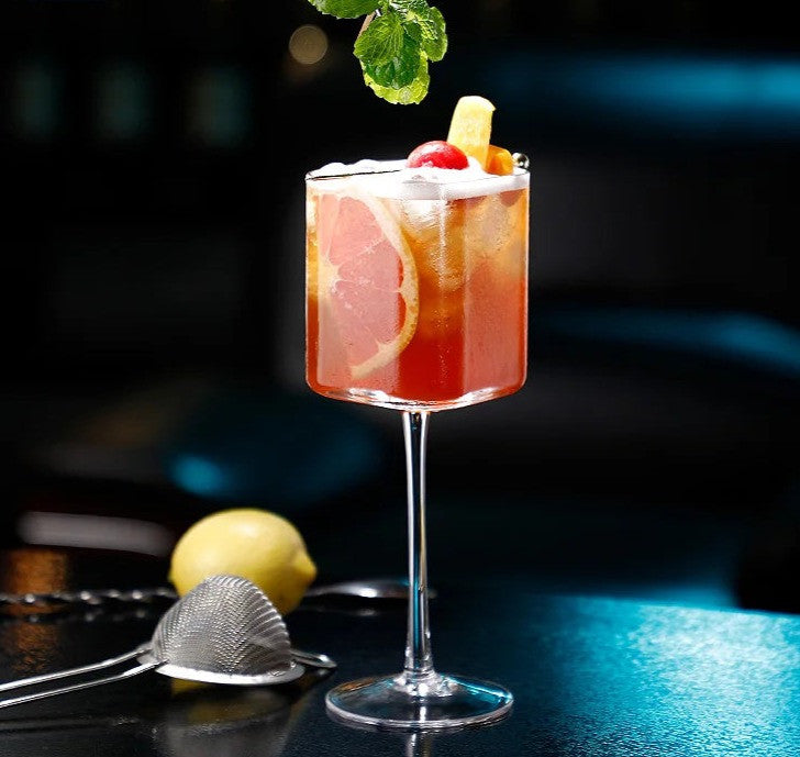 Hjemix | Firkantet Høyball Cocktailglass