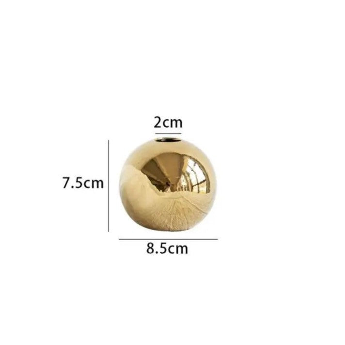 Hjemix | Golden Ball Vase