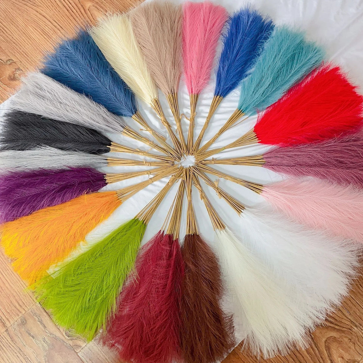 Kunstig dekorativ pampas