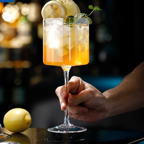 Hjemix | Firkantet Høyball Cocktailglass