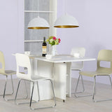 Sett med 2 halvkuleformede hvite taklamper