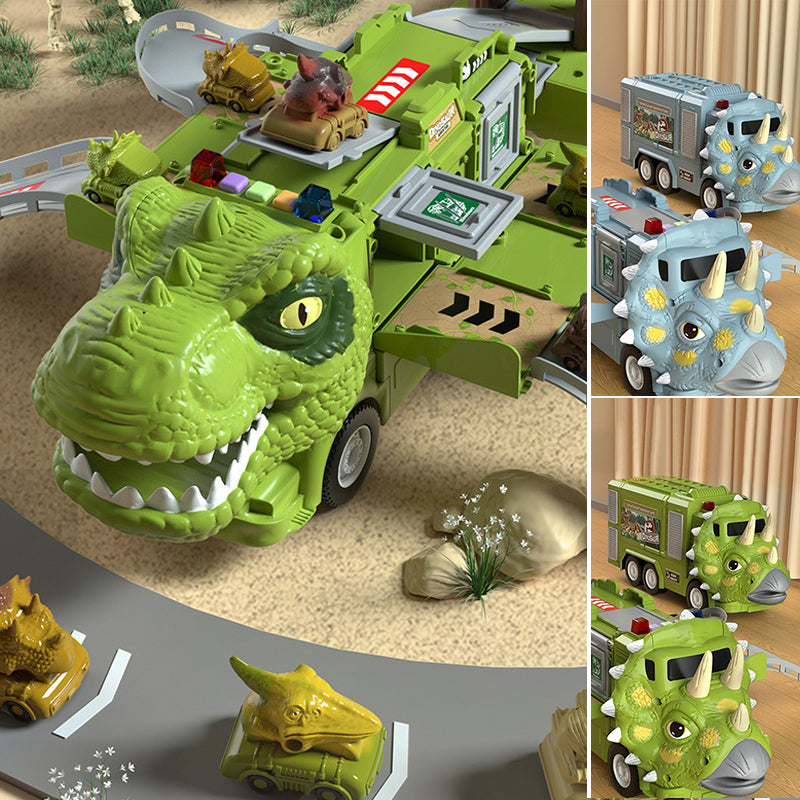 Hjemix | Ny Dinosaur Transformerbar Ingeniør Lastebil Spor Lekesett
