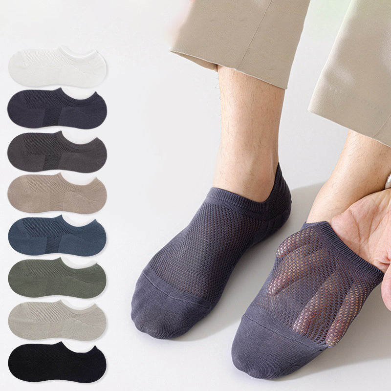 Hjemix | Pluss Størrelse Mesh Bomull Sokker