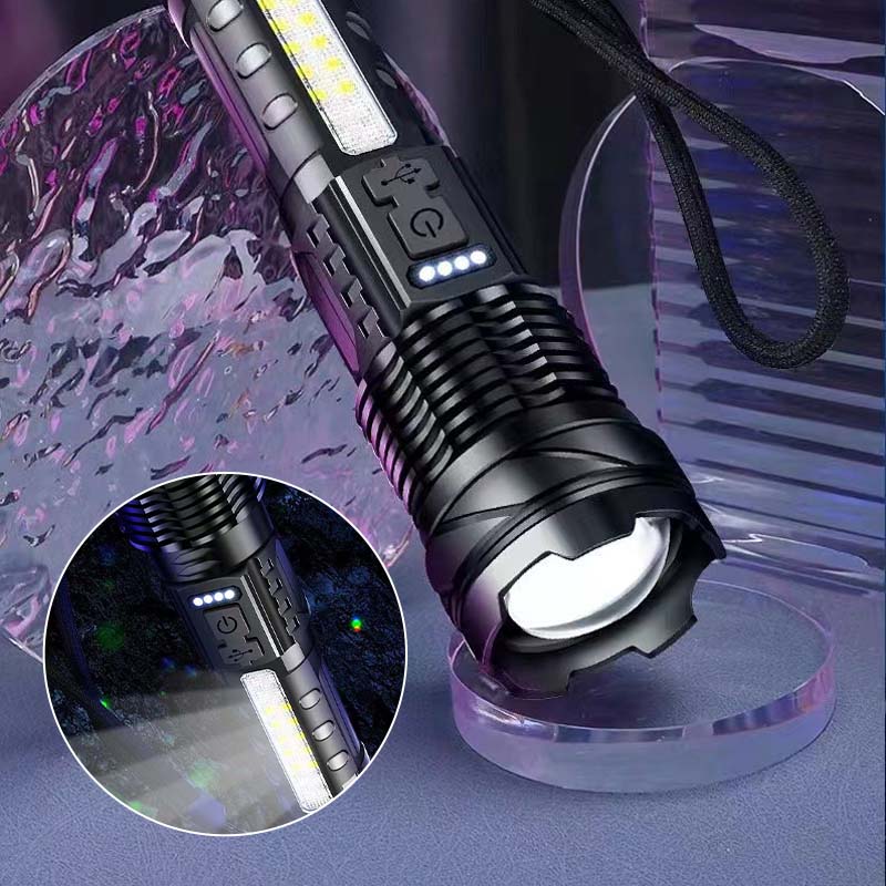Hjemix | Langdistanse Hvit Laser Ultra-lett Sterk Lommelykt