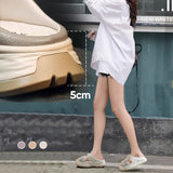 Hjemix | Glitrende Rhinestone Hæl Sandaler