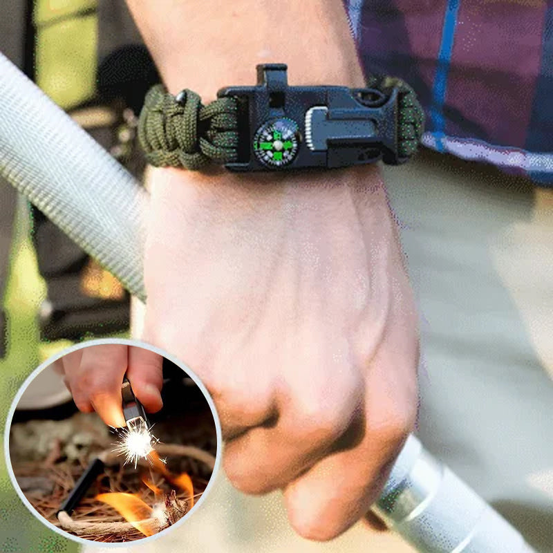 Hjemix | Multi-funksjonell overlevelses paracord armbånd