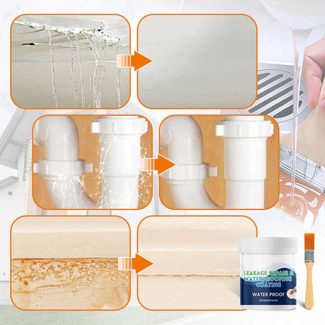 Hjemix | Multi-purpose transparent anti-leak waterproof coating
