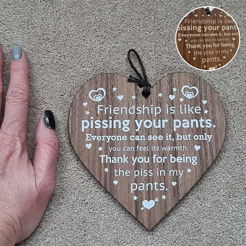 Hjemix | Vennskap Trevedheng Juletre Dekor