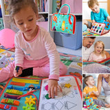 Hjemix | Småbarn Aktivitetsbrett Førskole Læringsaktiviteter Julegave til Barn