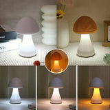 Hjemix | LED oppladbar berørings-sopp skrivebordslampe
