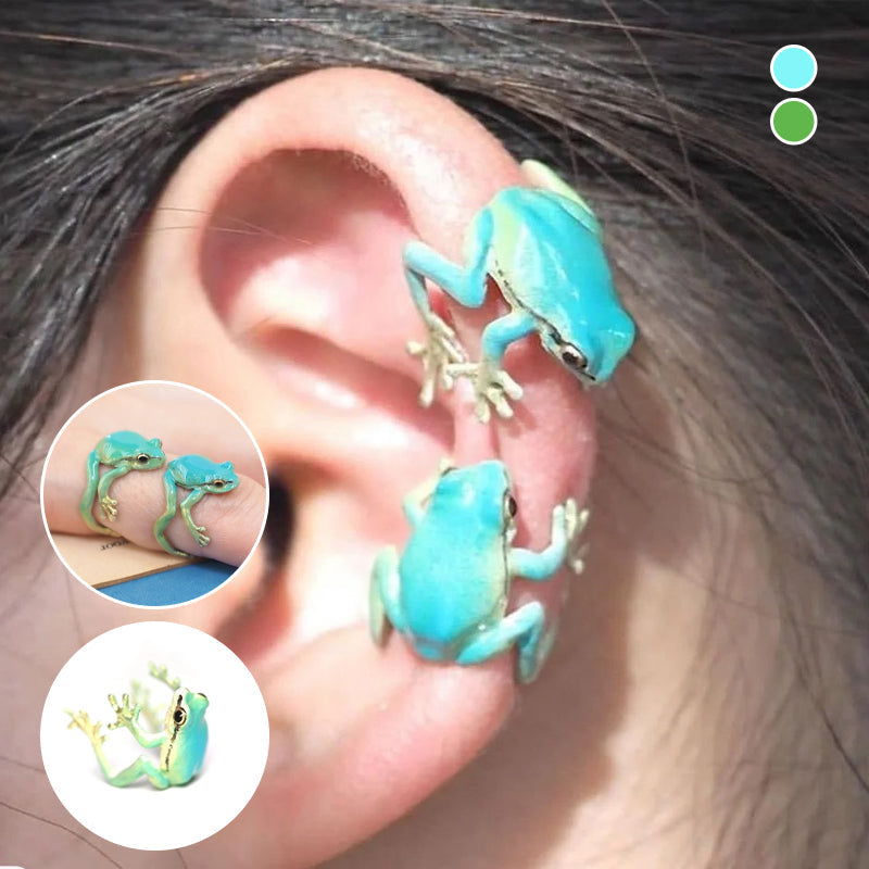 Hjemix | Nyeste-tree Frog Ring Øredobber