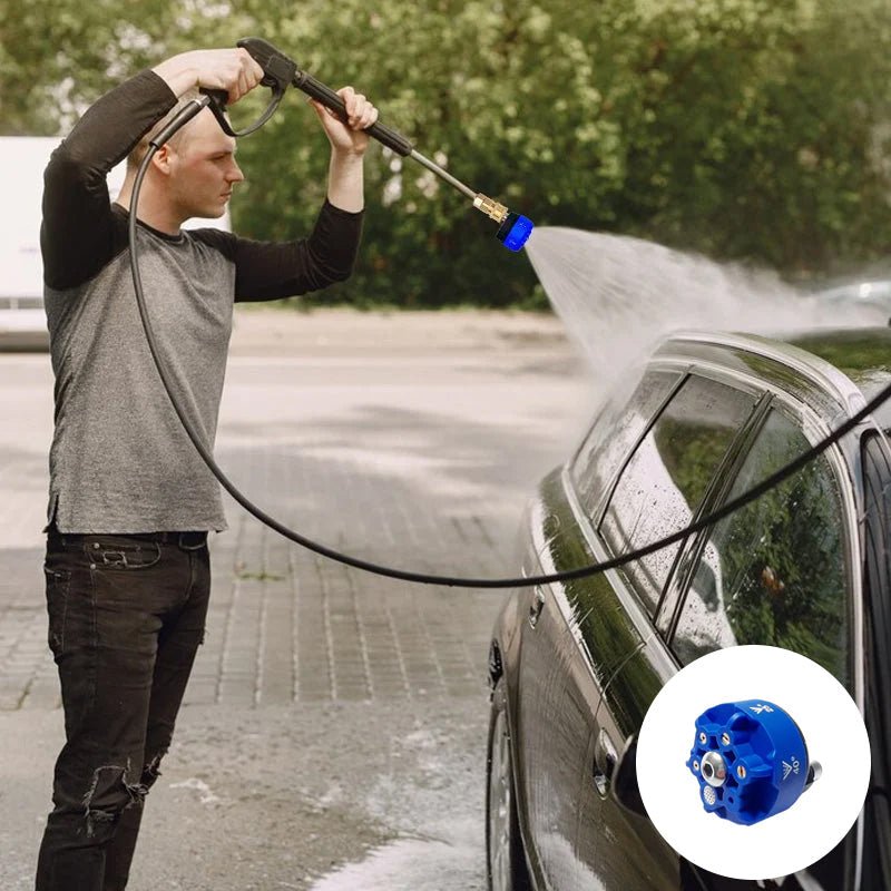 Hjemix | Rustfritt stål multifunksjonell høytrykkrenser sprøytedyse