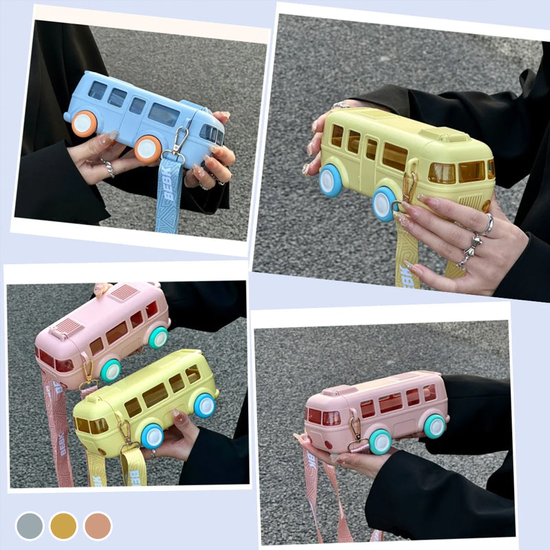 Hjemix | Bærbar vannkopp i bussform