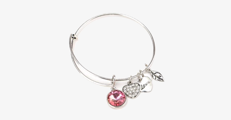 Hjemix | Oktober Fødselsstein Charms Armbånd
