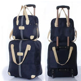 Hjemix | 2 i 1 Trolley Reise Bag med en boarding bag