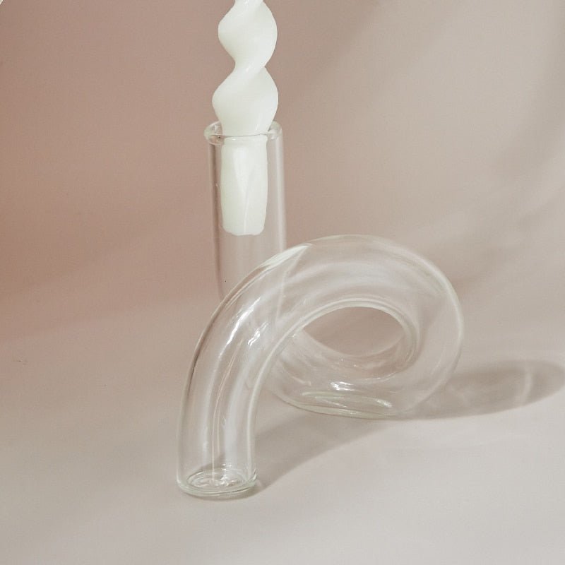Hjemix | Glass vase lysestake