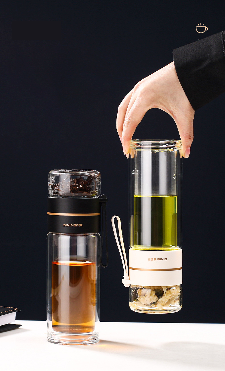 Hjemix teinfuser i krystallklart glass