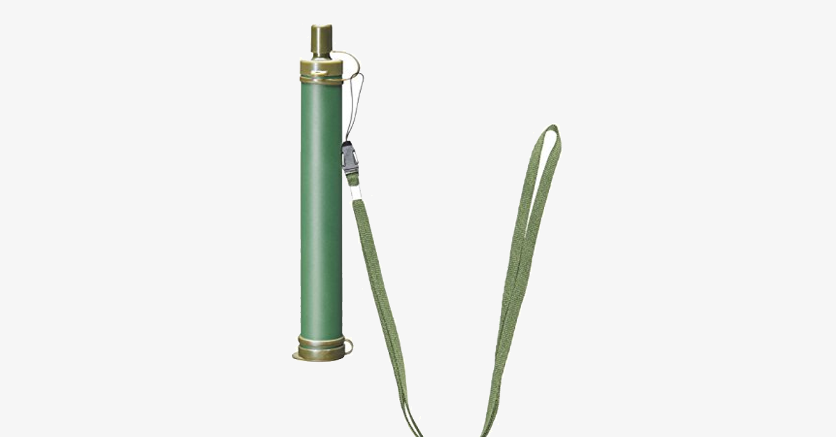 Hjemix | Vannrensefilter stråpenn - Bærbar for reise og camping!