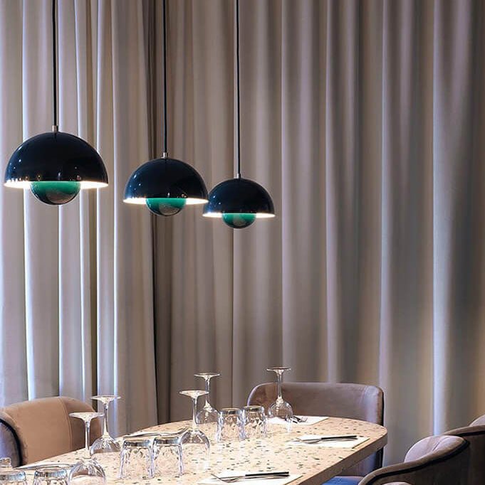 Hjemix | Halvrund Macaron Skandinavisk Lampe for et stilig og koselig interiør