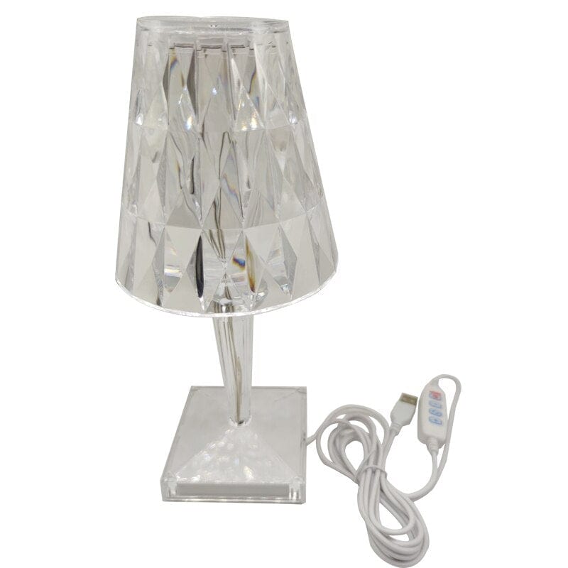 Hjemix | CrystaLamp - LED Bordlampe laget av Diamantkrystall